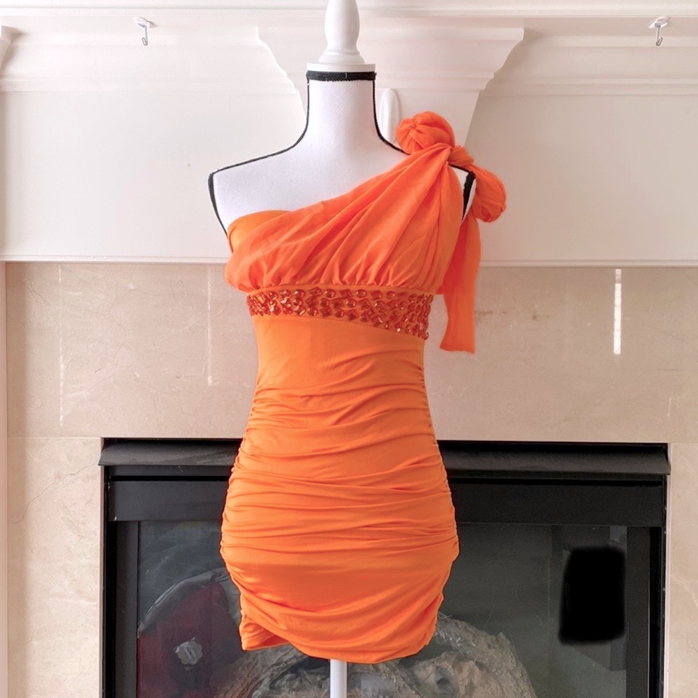 Orange dress